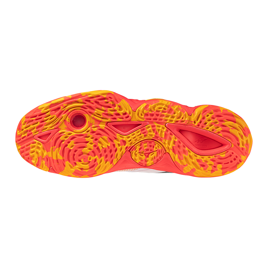 Mizuno WAVE MOMENTUM ELITE MID White/Fiery Coral 2/Citrus